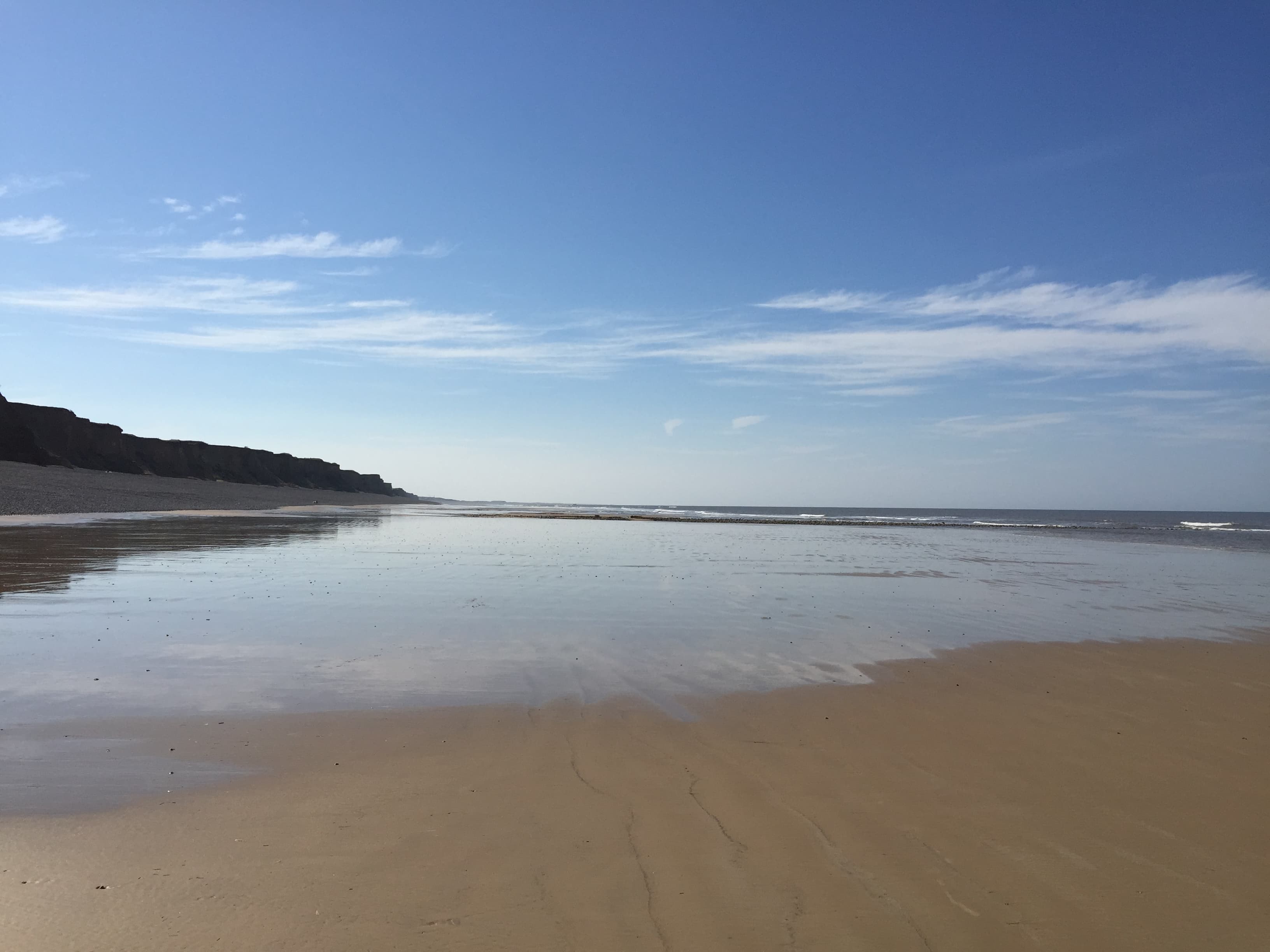 Sheringham coastline, North Norfolk